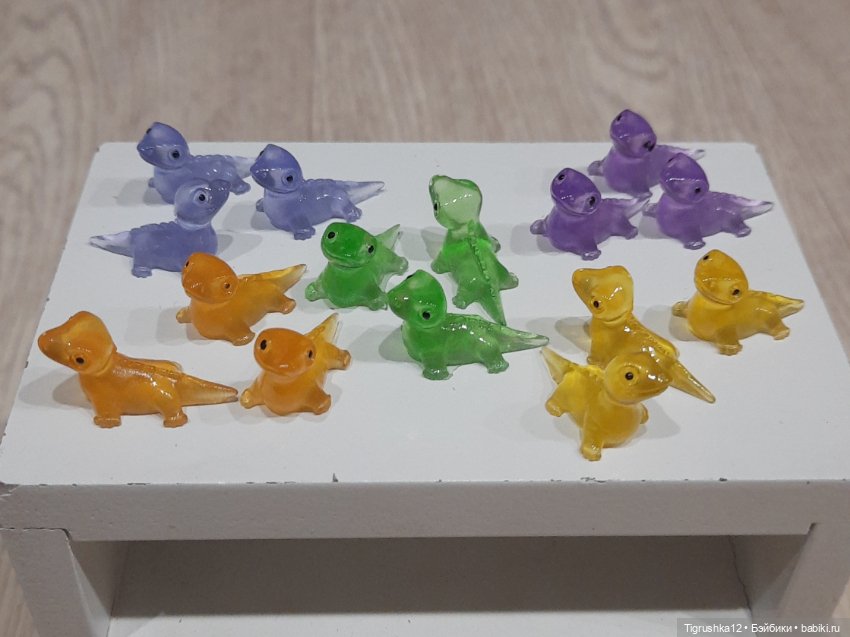 Мини ящерицы светятся — Миниатюра для кукол (фото 4)