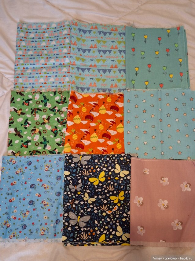 Одним лотом со скидкой! Новые отрезы тканей, хлопок и вельвет, разных размеров (фото 3)