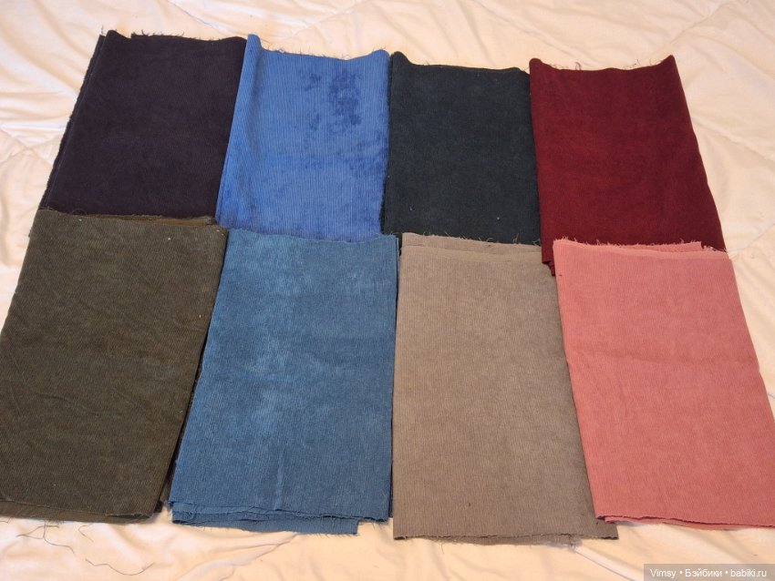 Одним лотом со скидкой! Новые отрезы тканей, хлопок и вельвет, разных размеров (фото 6)