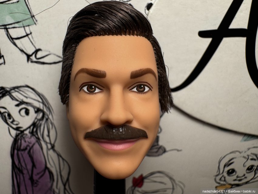 Голова Кена Теда Лассо — Тела и головы для кукол