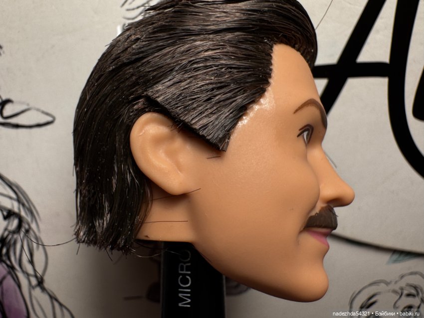 Голова Кена Теда Лассо — Тела и головы для кукол (фото 3)