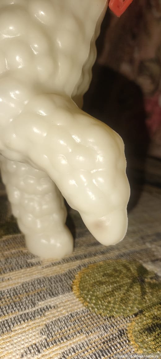 Игрушка СССР. Собака, пудель .Дутыш (фото 6)