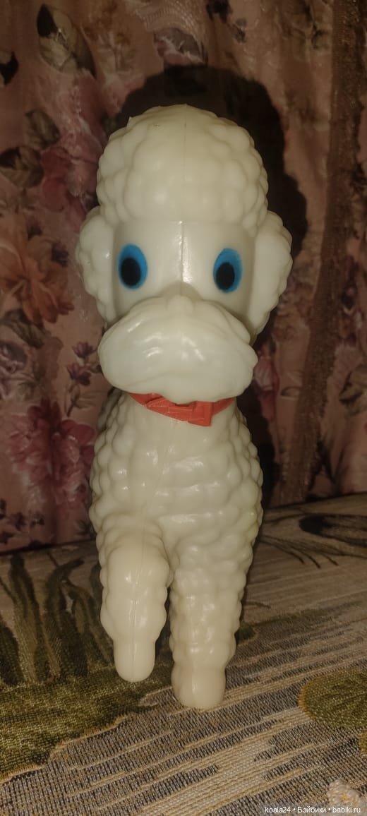 Игрушка СССР. Собака, пудель .Дутыш (фото 3)