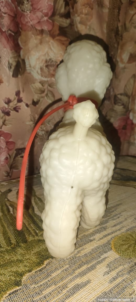 Игрушка СССР. Собака, пудель .Дутыш (фото 2)