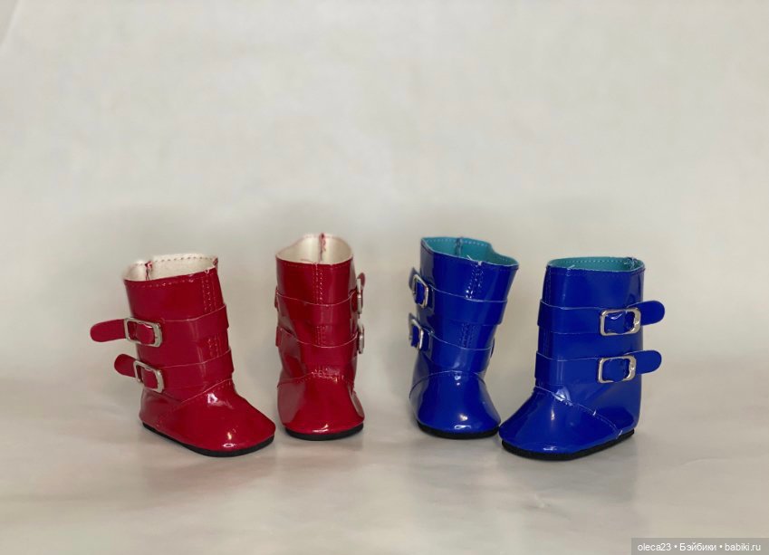 Сапожки для кукол, с ножкой до 7 см