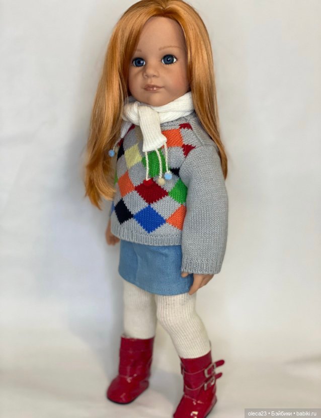 Сапожки для кукол, с ножкой до 7 см