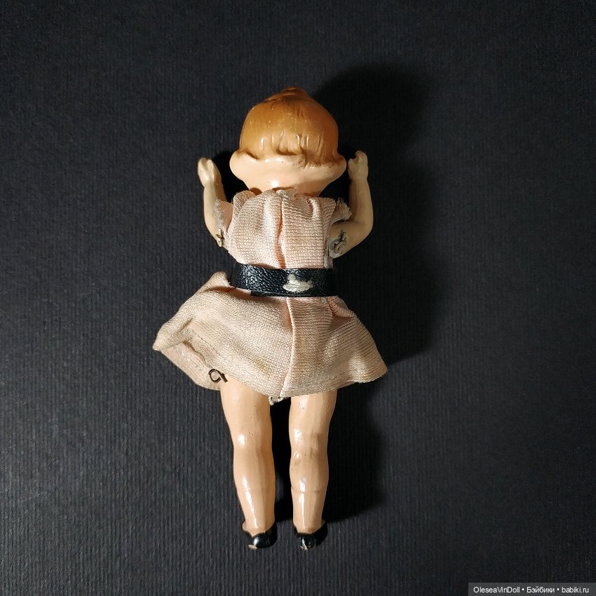 Антикварная Немецкая Фарфоровая Миниатюрная Кукла. Circa 1930-e (фото 5)