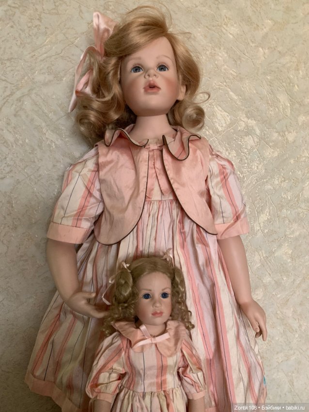 Мари-Каприче от Hildegard Gunzel с куклой компаньонкой (фото 3)