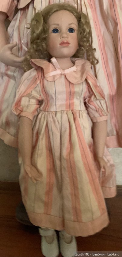 Мари-Каприче от Hildegard Gunzel с куклой компаньонкой (фото 4)