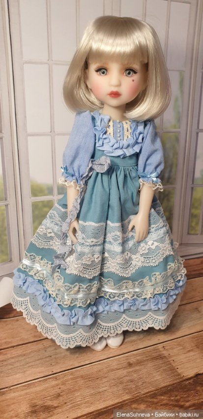 Винтажное платье для Ruby red 37 см (фото 4)