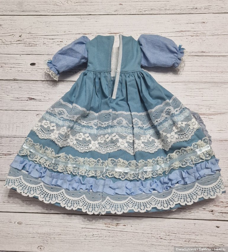 Винтажное платье для Ruby red 37 см (фото 2)