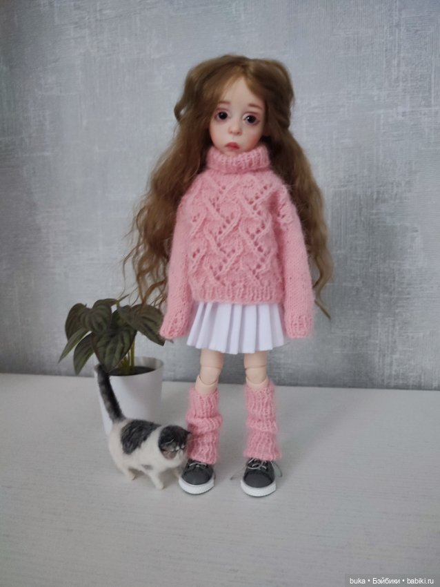 Вяжу кофточки — Одежда для BJD (фото 5)