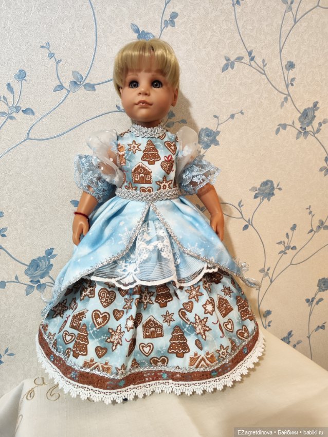 Платье комплект для Готц 48-50 см Вьюга (фото 4)