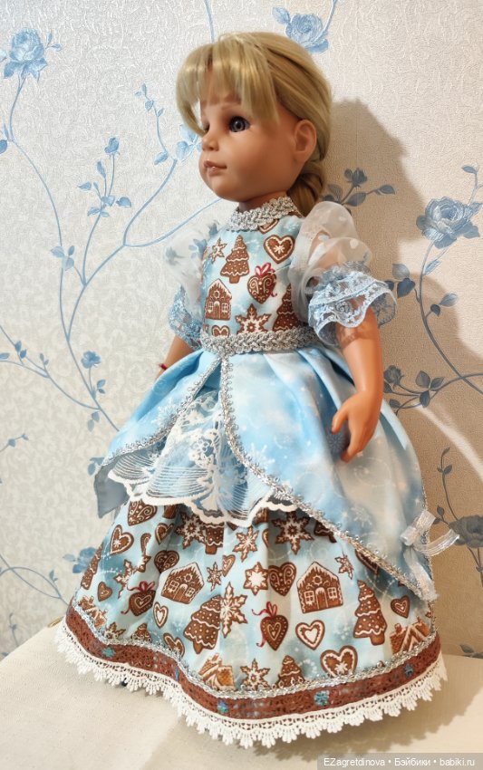 Платье комплект для Готц 48-50 см Вьюга (фото 5)