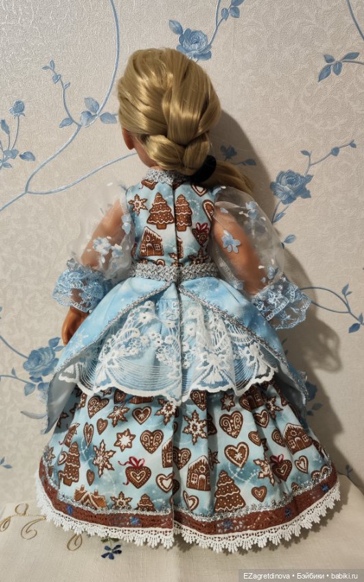 Платье комплект для Готц 48-50 см Вьюга (фото 8)