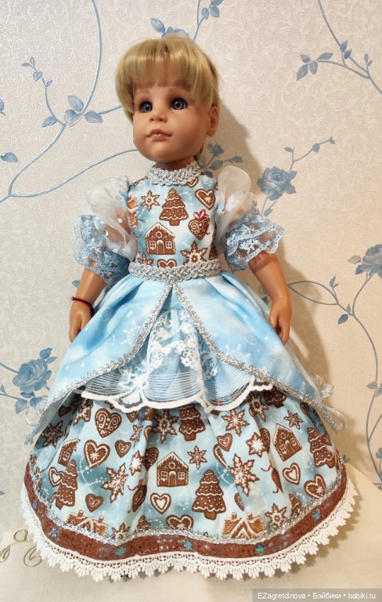 Платье комплект для Готц 48-50 см Вьюга (фото 6)