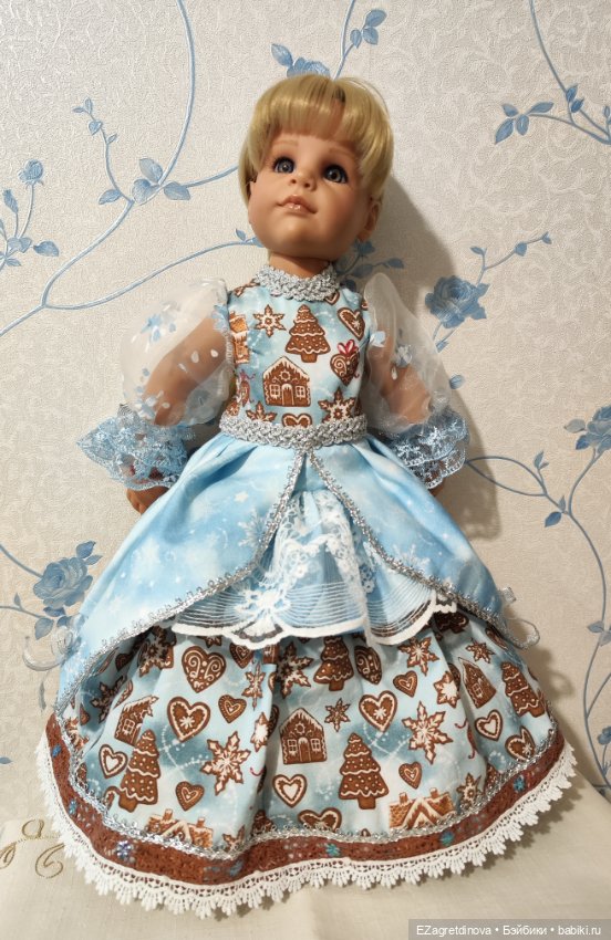 Платье комплект для Готц 48-50 см Вьюга (фото 7)