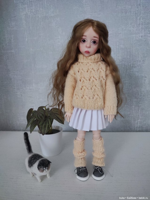 Вяжу кофточки — Одежда для BJD (фото 4)