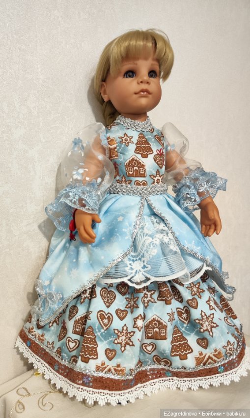 Платье комплект для Готц 48-50 см Вьюга (фото 10)