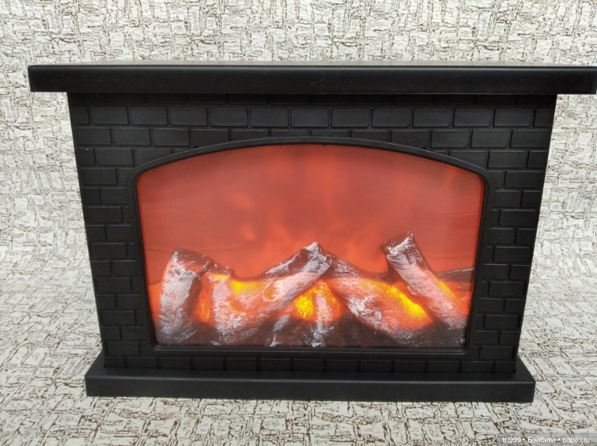 Камин, светодиодный — Кукольная мебель (фото 2)