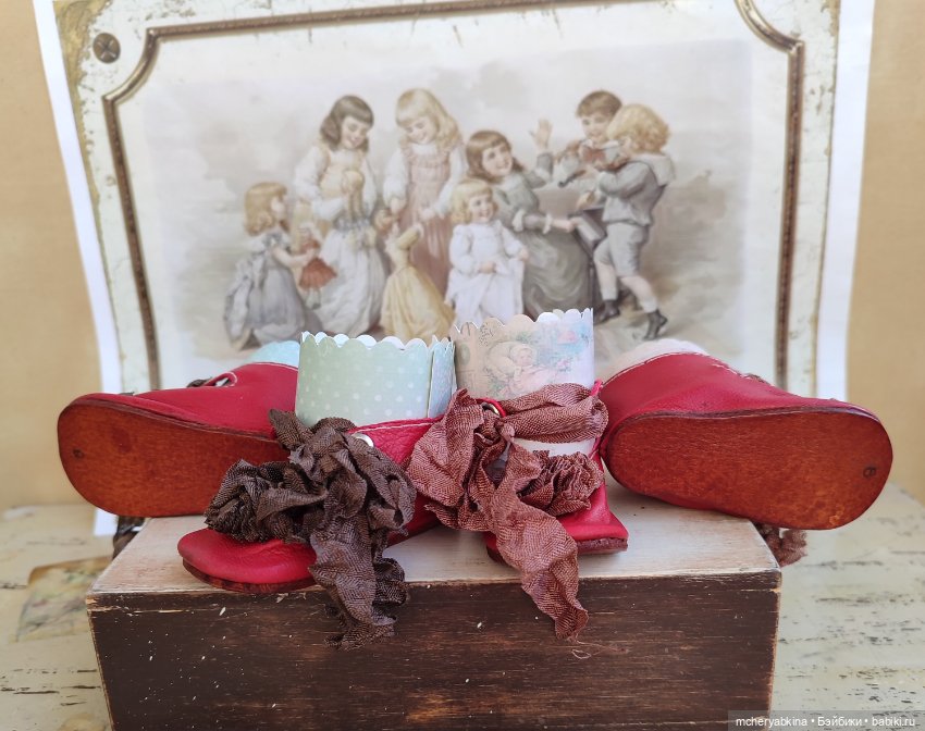 Туфли для антикварных кукол (фото 3)