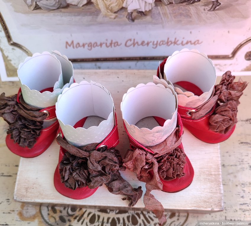 Туфли для антикварных кукол (фото 4)