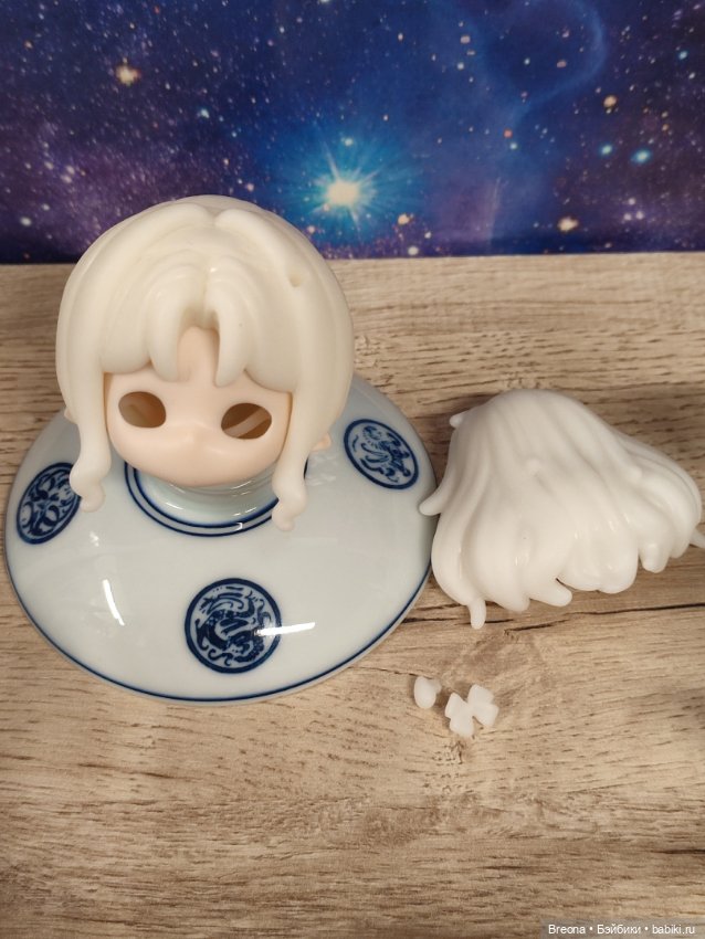 Некрашенная голова рисовые истории (Minty)