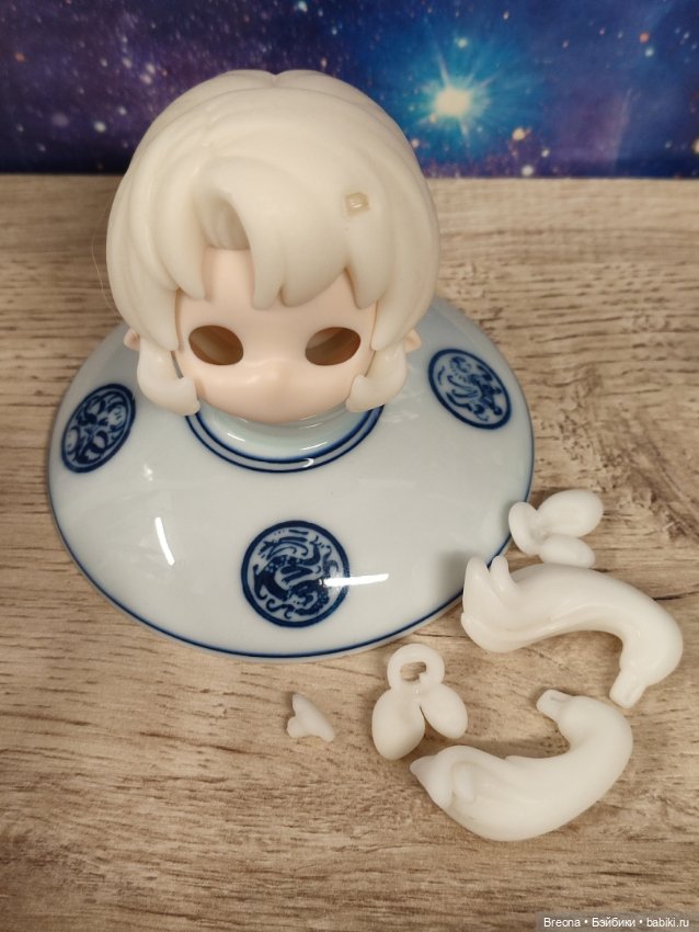 Некрашенная голова рисовые истории (Minty)