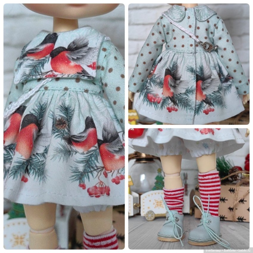 Платья клетка и комплекты новогодние для Монст Monst Xiaomi