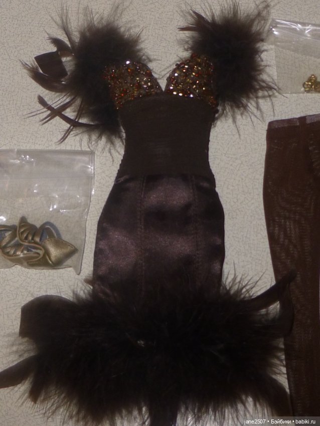 Полный аутфит Tonner Angelina En Chocolat новый, очень редкий (для Tyler & Friends, 16 дюймов) (фото 6)