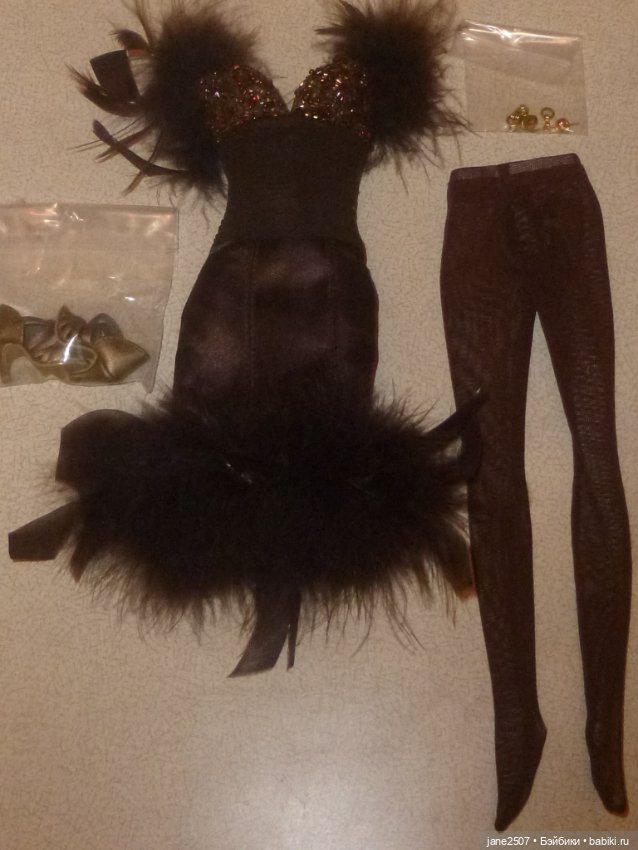 Полный аутфит Tonner Angelina En Chocolat новый, очень редкий (для Tyler & Friends, 16 дюймов) (фото 2)