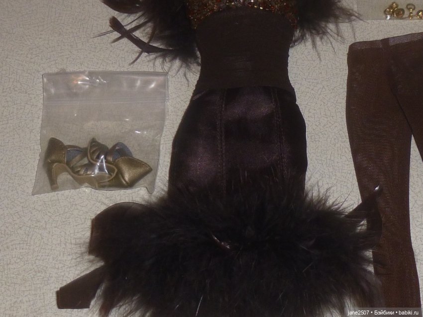 Полный аутфит Tonner Angelina En Chocolat новый, очень редкий (для Tyler & Friends, 16 дюймов) (фото 4)