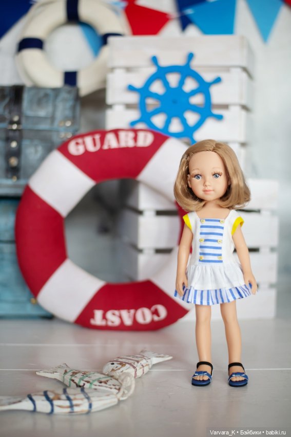 Reina Del Norte Кукла Бланка с каре, 32 см арт 11020 (фото 3)