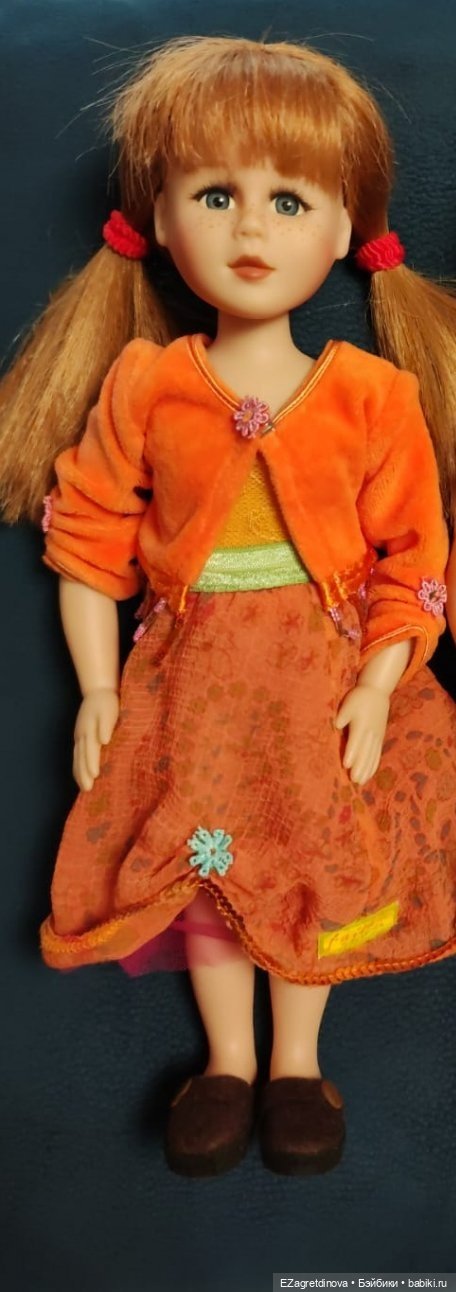 Рыжик от Робин Вудс. Год выпуска 2004. Название куклы Orange You Cute из серии Faith and Friends (фото 7)