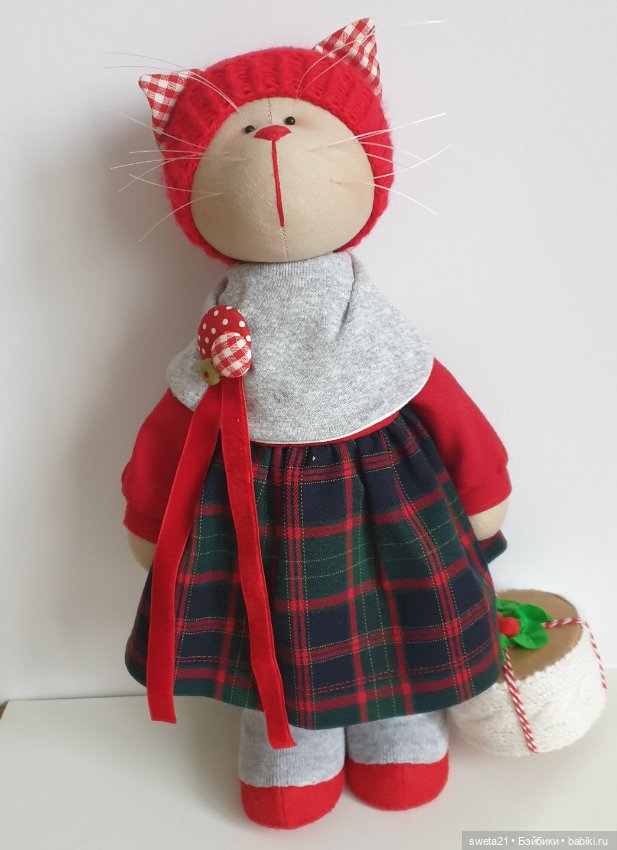 Кошечка новогодняя — Авторские игрушки (фото 2)