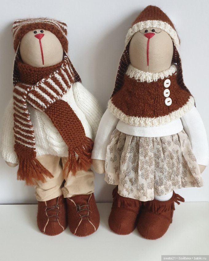 Зайки новогодние (продажа лотом) (фото 2)