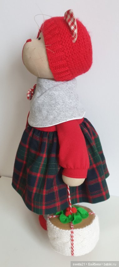 Кошечка новогодняя — Авторские игрушки (фото 4)