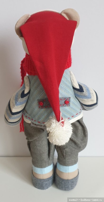 Мишка новогодний — Авторские игрушки (фото 5)