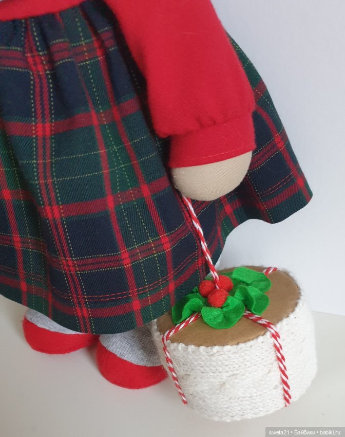 Кошечка новогодняя — Авторские игрушки (фото 3)