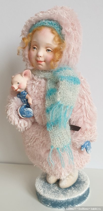 Кукла "Зимняя девочка" — Авторские куклы (фото 7)