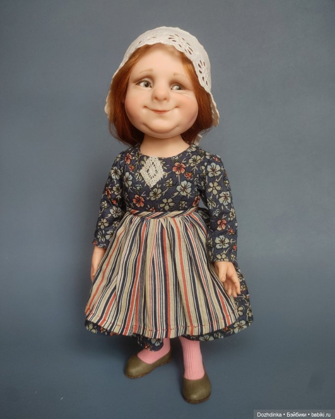 Чудесная тётушка. Кукла на каркасном теле (фото 5)