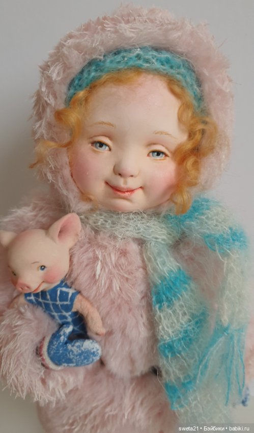 Кукла "Зимняя девочка" — Авторские куклы (фото 8)