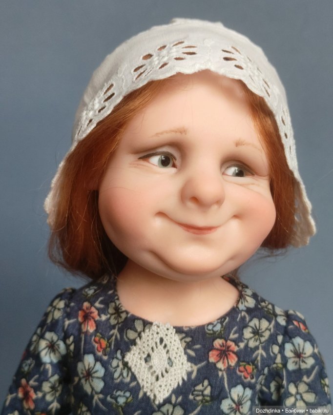 Чудесная тётушка. Кукла на каркасном теле (фото 6)