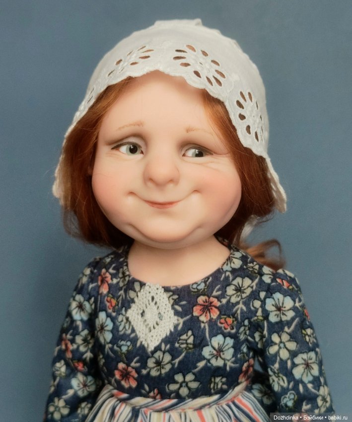 Чудесная тётушка. Кукла на каркасном теле (фото 7)