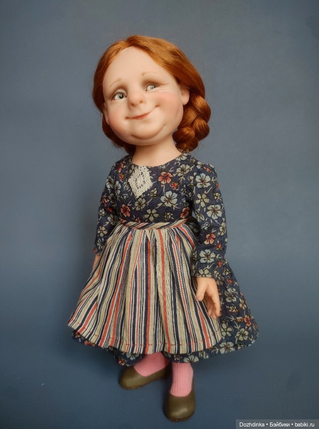 Чудесная тётушка. Кукла на каркасном теле (фото 4)