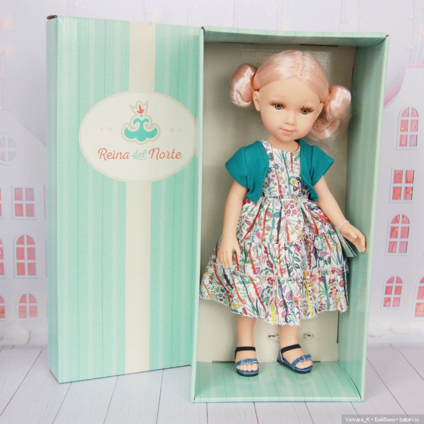 Reina Del Norte Кукла Августа, 32 см, арт 11018