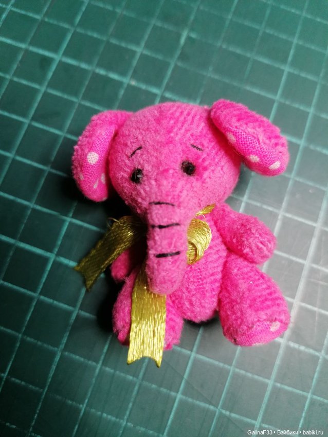 Маленький слоник 5 см — Авторские игрушки (фото 3)