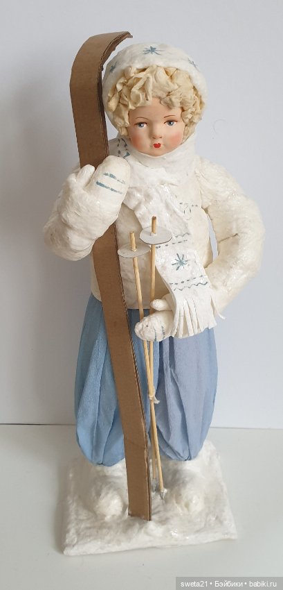 Лыжница — Авторские куклы (фото 2)