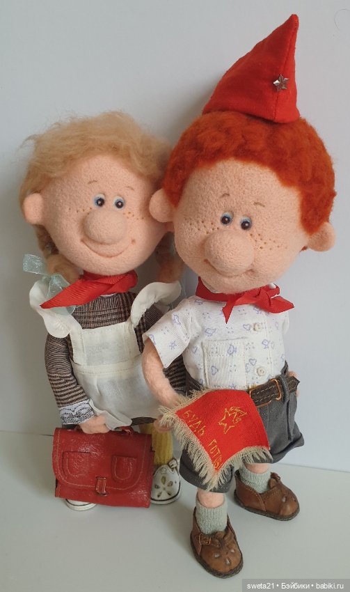 Пионеры (продажа лотом) — Авторские куклы