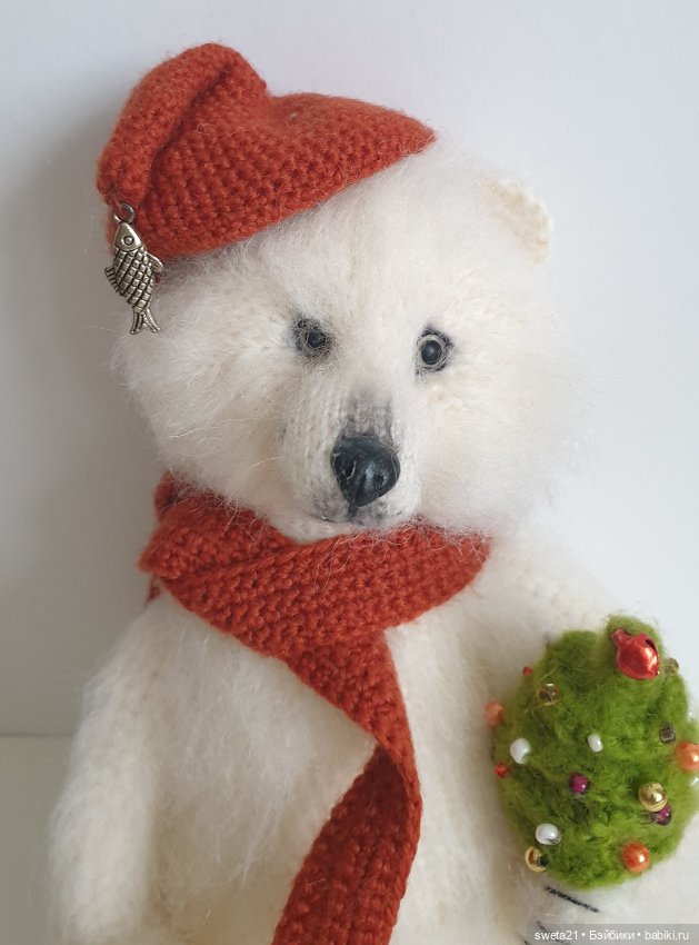 Медведь белый — Авторские игрушки (фото 8)